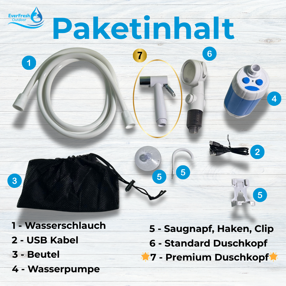 EverFresh™ Portable Shower